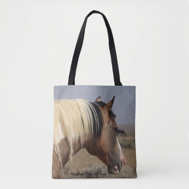 Bolso De Tela Caballo salvaje viajero (Anverso)