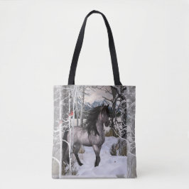 Bolso De Tela Caballo y cardenales de invierno de 2024