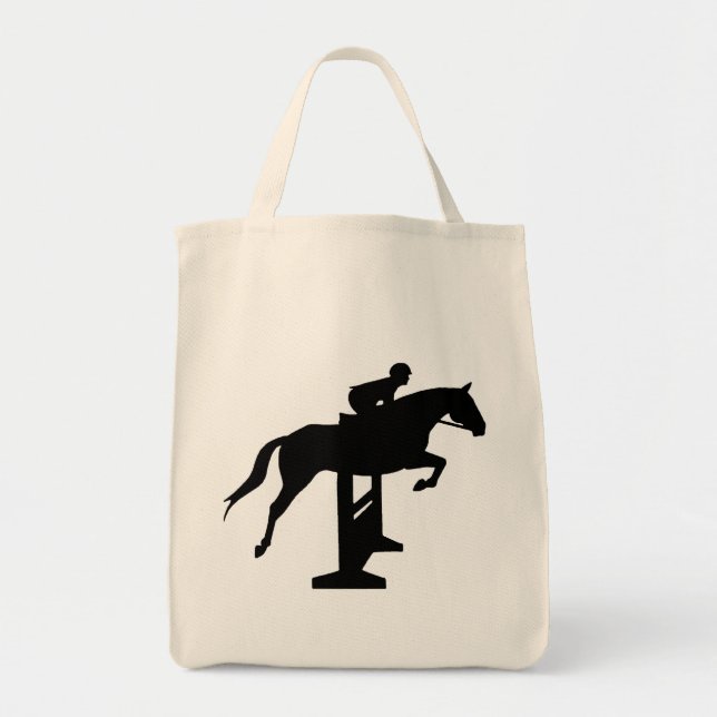 Bolso De Tela Caballo y jinete del puente del cazador (Frente)