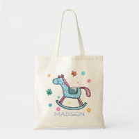 Caballo y puntos de Rocking Cute personalizados