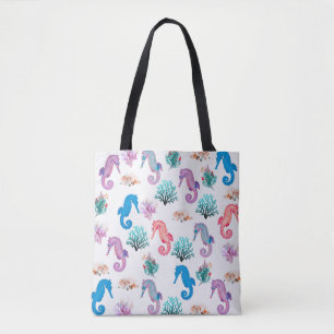 Bolso De Tela Caballos de mar bonitos