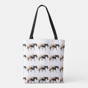 Bolso De Tela Caballos lideran con caballos