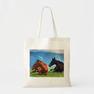 Bolso De Tela Caballos Moody Mountain: Un Viaje de Arte Refinado