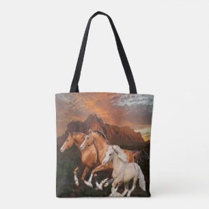 Bolso De Tela Caballos salvajes de Arizona