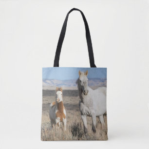 Bolso De Tela Caballos salvajes en casa en la cuenca de Sandwash