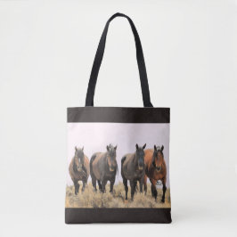 Bolso De Tela Caballos salvajes McCullough Peaks