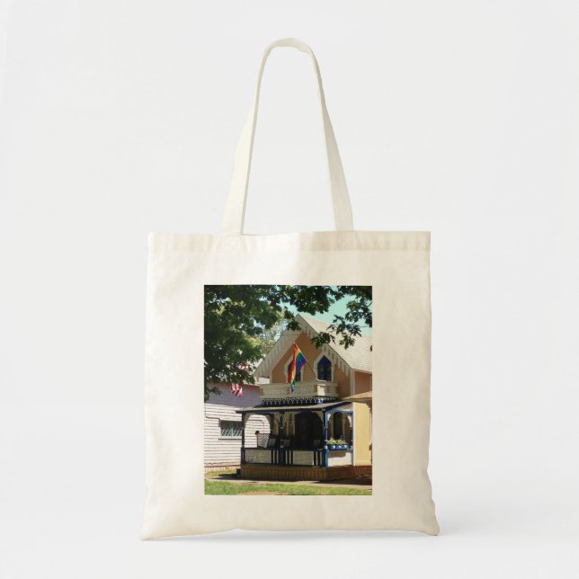 Bolso De Tela Cabaña de pan de jengibre y orgullo - Viñedo de Ma (Frente)