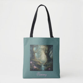 Bolso De Tela Cabaña Encantada del Bosque Verano