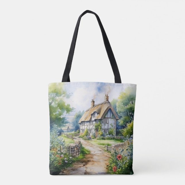 Bolso De Tela Cabaña inglesa (Reverso)