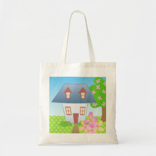Bolso De Tela Cabaña - primavera