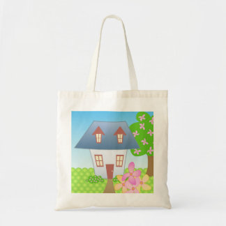 Bolso De Tela Cabaña - primavera