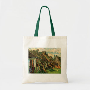 Bolso De Tela Cabañas de arenisca con techo de paja por Vincent 