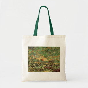 Bolso De Tela Cabañas de Van Gogh Cipreses Reminiscencia del Nor