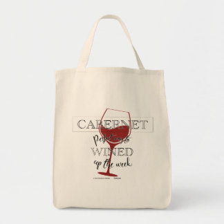 Bolso De Tela Cabernet -- Perfect to WINED up the week.