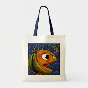 Bolso De Tela Cabeza de calabaza de vintage