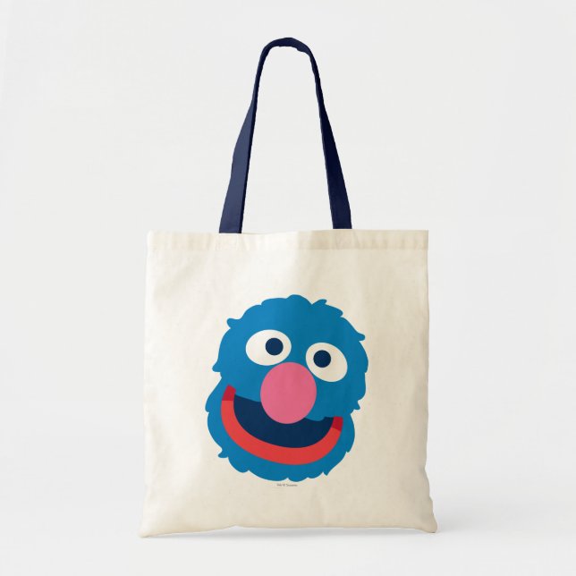 Bolso De Tela Cabeza de Grover (Frente)