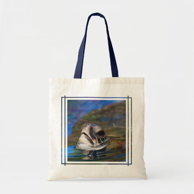 Bolso De Tela Cabeza de la tortuga (Frente)