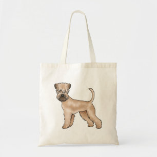 Bolso De Tela Cabeza de perro de barro de llanta blanda irlandes