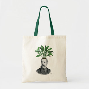 Bolso De Tela Cabeza de planta Aspidistra