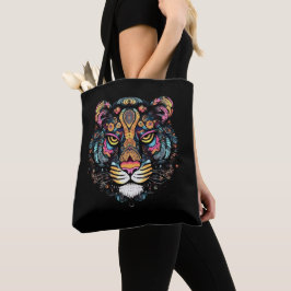Bolso De Tela Cabeza de tigre