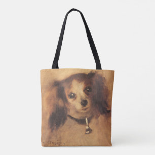 Bolso De Tela Cabeza de un perro de Pierre Renoir, Arte fino vin