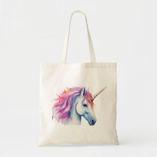 Bolso De Tela Cabeza de Unicornio 