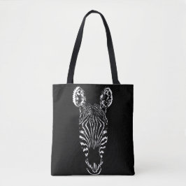 Bolso De Tela Cabeza de zebra
