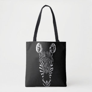 Bolso De Tela Cabeza de zebra