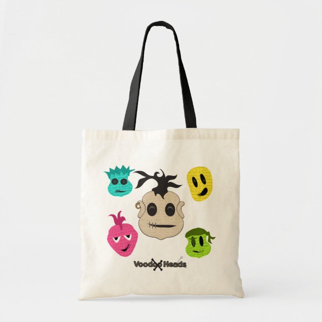 Bolso De Tela Cabezas de vudú (Frente)