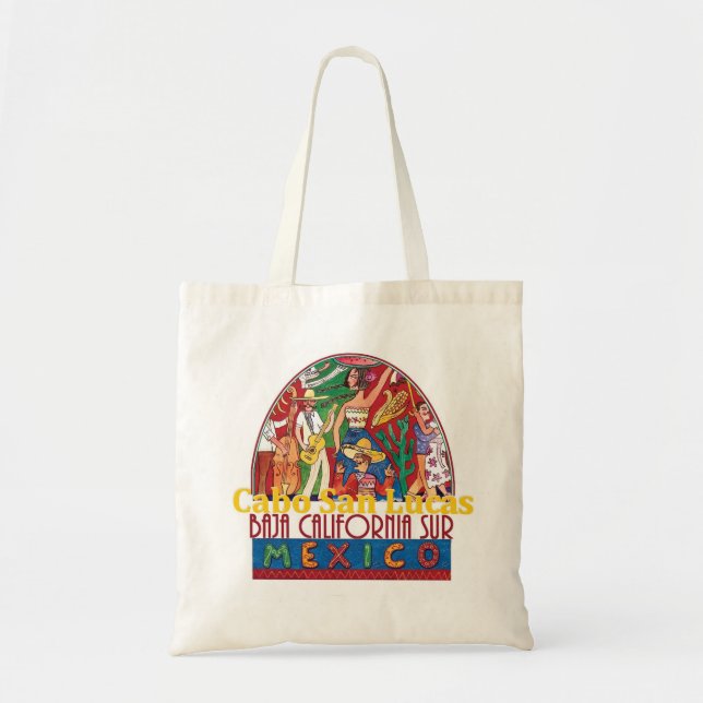 Bolso De Tela CABO SAN LUCAS México (Frente)