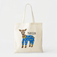 Cabra con Ilustracion de pijamas personalizado
