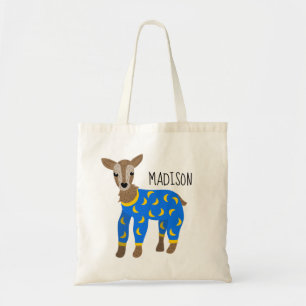 Bolso De Tela Cabra con Ilustracion de pijamas personalizado