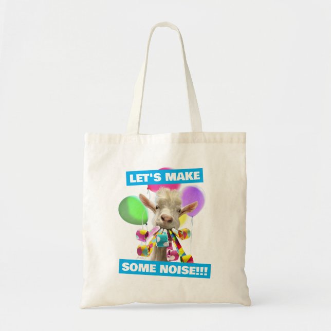 Bolso De Tela Cabra con Sopladores de Fiesta (Frente)
