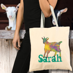Bolso De Tela Cabra Estallido de Estrellas Sarah Colorido Lindo