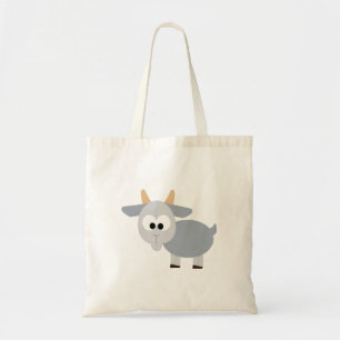 Bolso De Tela Cabra gris adorable