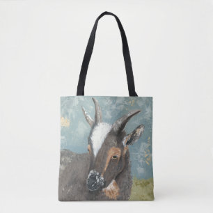 Bolso De Tela Cabra Vida-Gris de la granja