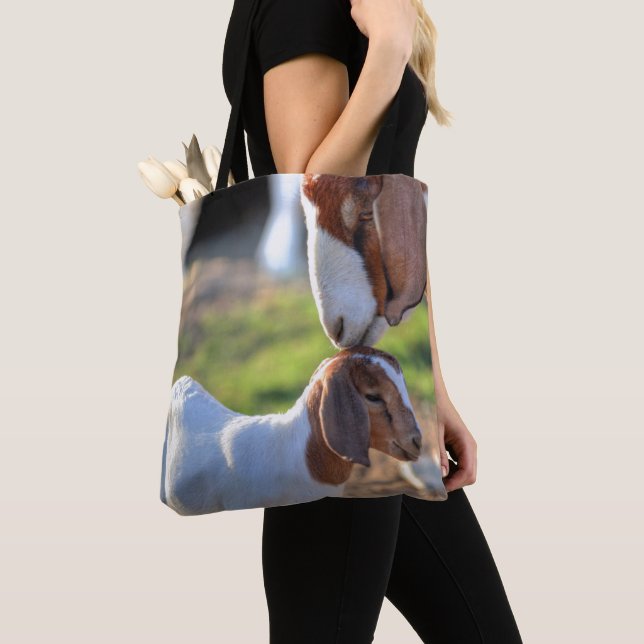 Bolso De Tela Cabra y bebé de la madre (Detalle)