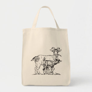 Bolso De Tela Cabra y niño