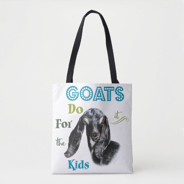 Bolso De Tela CABRAS | Hazlo por los niños GetYerGoat™ (Anverso)