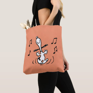 Bolso De Tela Cacahuetes   Baile Snoopy