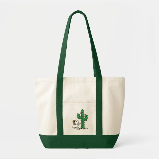 Bolso De Tela Cacahuetes | Cactus de vacaciones de Spike (Frente)