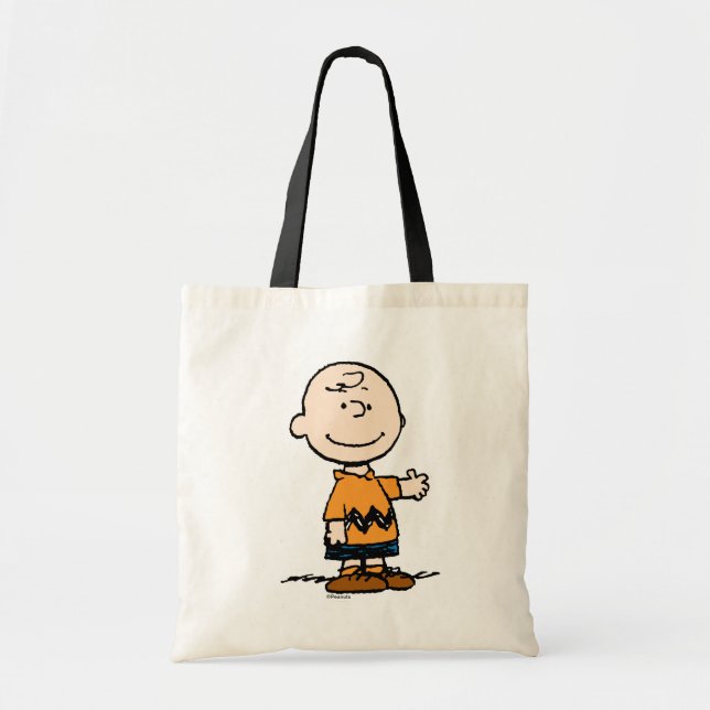 Bolso De Tela Cacahuetes | Charlie Brown (Frente)