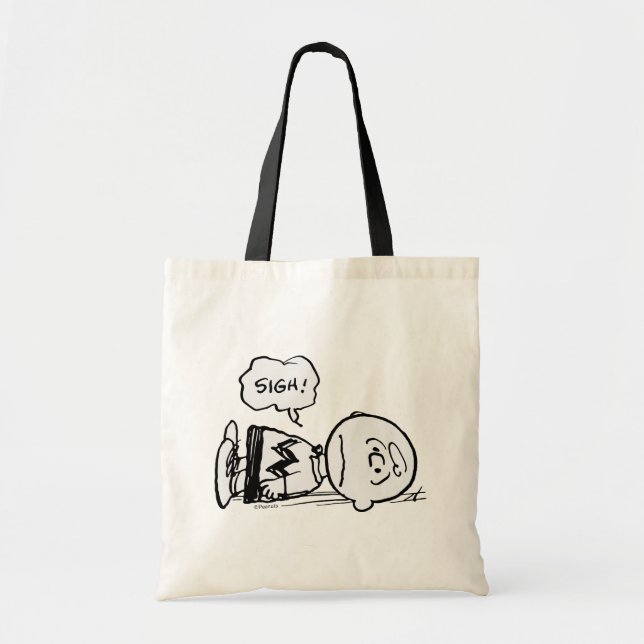 Bolso De Tela Cacahuetes | Charlie Brown ha caído (Frente)