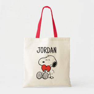 Bolso De Tela Cacahuetes EL DÍA DE SAN VALENTÍN Snoopy Heart