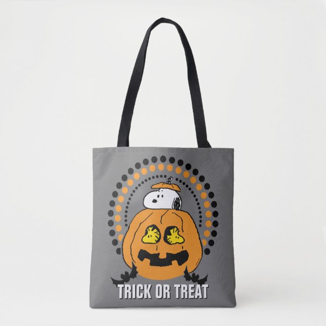 Bolso De Tela Cacahuetes | Feliz Halloween (Anverso)