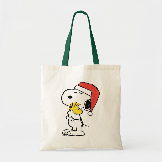 Bolso De Tela Cacahuetes | Festividad de Snoopy y Woodstock (Frente)