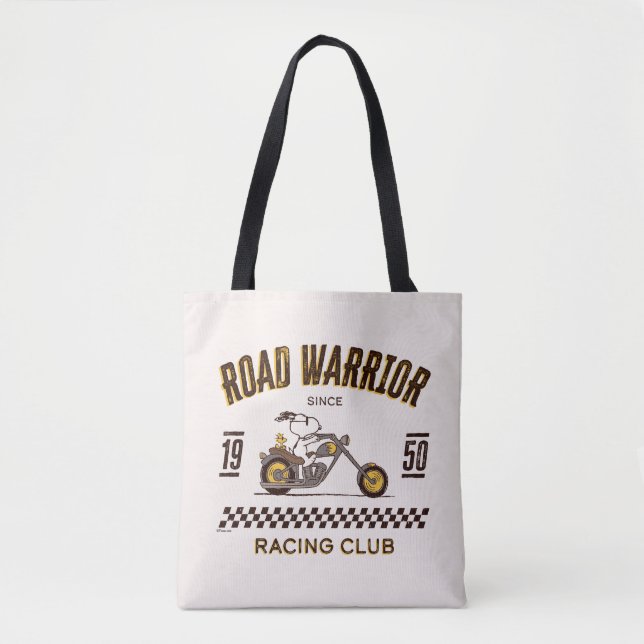 Bolso De Tela Cacahuetes | Guerreros de Snoopy & Woodstock Road (Anverso)
