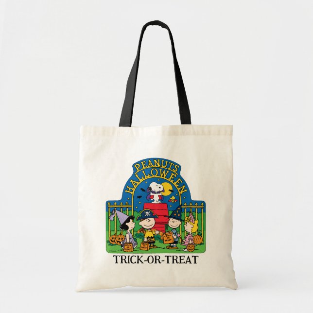 Bolso De Tela Cacahuetes | Halloween de cacahuetes (Frente)