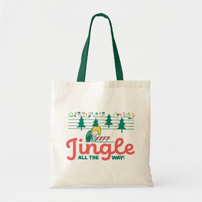 Bolso De Tela Cacahuetes | Jingle All Way (Frente)