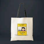 Bolso De Tela Cacahuetes | Lucy y el Médica están<br><div class="desc">Lucy es la chica cangrejo, bosnia y obstinada que acosa a la mayoría de los otros personajes de la tira cómica, particularmente a Linus y Charlie Brown. Echa un vistazo a este bonito diseño de cacahuetes con Lucy y su puesto de consejo.</div>